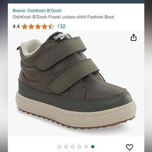 Oshkosh Bgosh Boys high top sneakers size 5 toddler